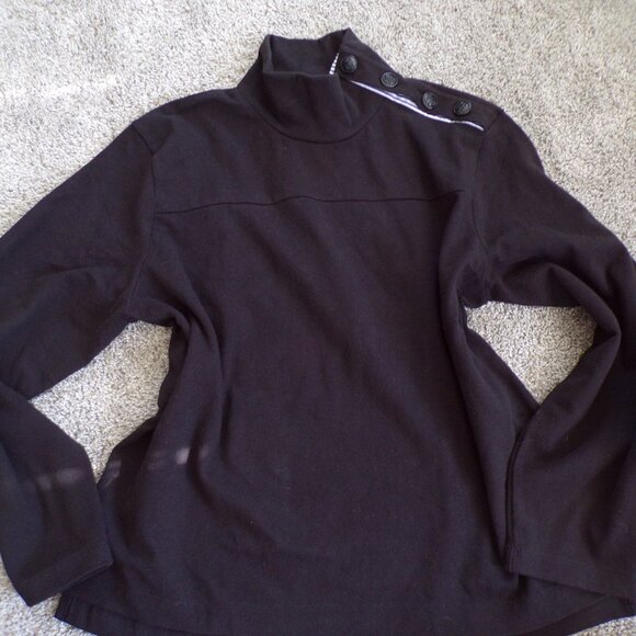 J crew black sweatshirt L - Picture 1 of 7